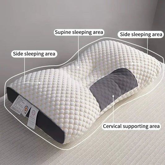 Super 3D Ergonomic Pillow for Sleeping Protect Bedding for All Sleeping Positions