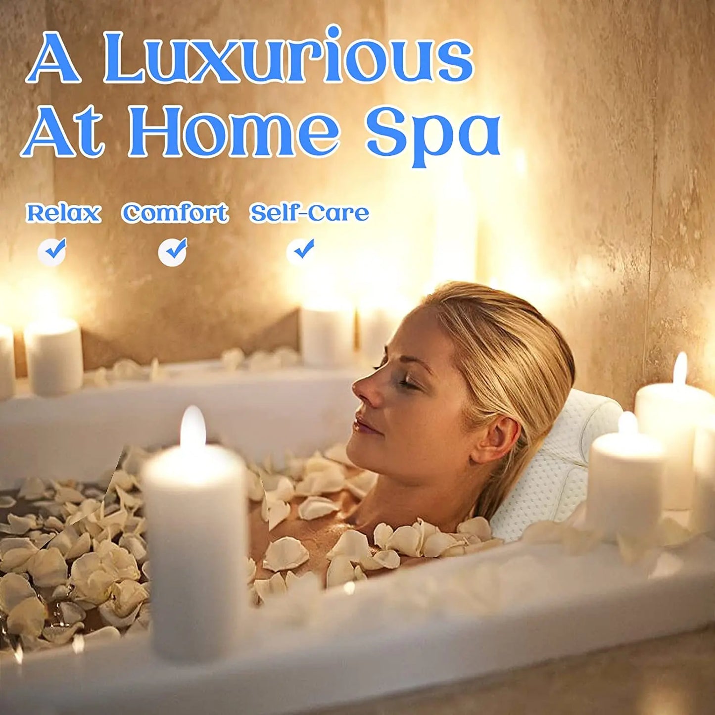 Luxury Spa Bathtub Pillow for Ultimate Comfort